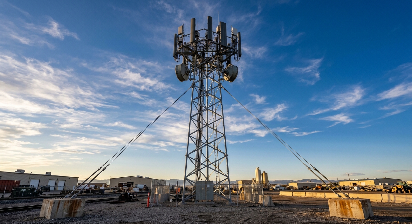 Torre de 24 metros instalada pela TVCabSat